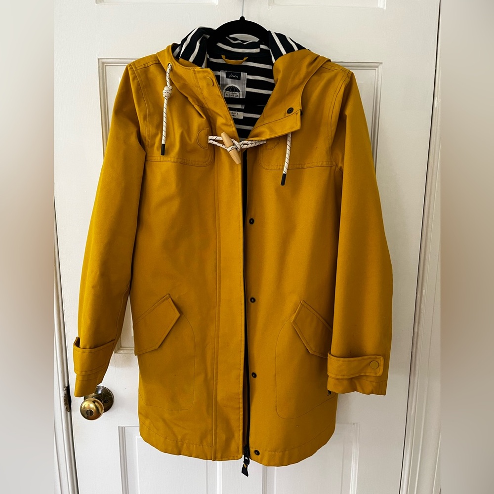 Joules right as rain jacket antique gold US 4 UK 8